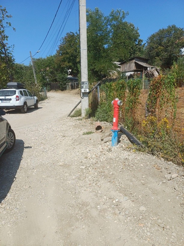 Str. Smărăndești, Ștefănești – refacere carosabil cu balast